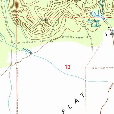 United States Geological Survey Coopers Lake, MT (1999, 24000-Scale) digital map