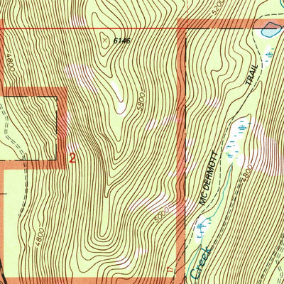 United States Geological Survey Coopers Lake, MT (1999, 24000-Scale) digital map