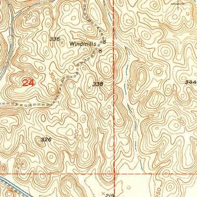 United States Geological Survey Cooperstown, CA (1953, 24000-Scale) digital map