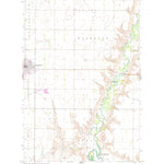 United States Geological Survey Cooperstown East, ND (1961, 24000-Scale) digital map