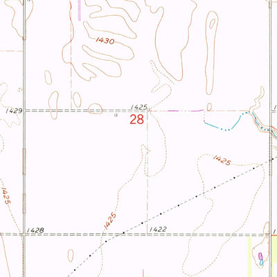 United States Geological Survey Cooperstown East, ND (1961, 24000-Scale) digital map