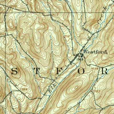 United States Geological Survey Cooperstown, NY (1909, 62500-Scale) digital map