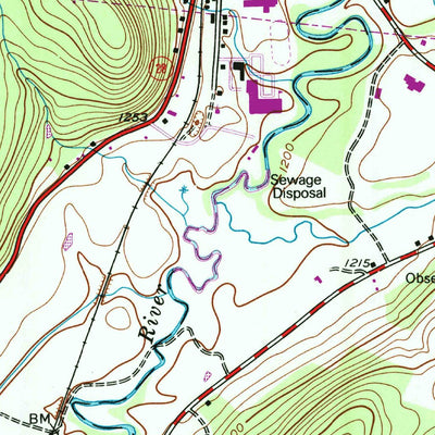United States Geological Survey Cooperstown, NY (1943, 24000-Scale) digital map