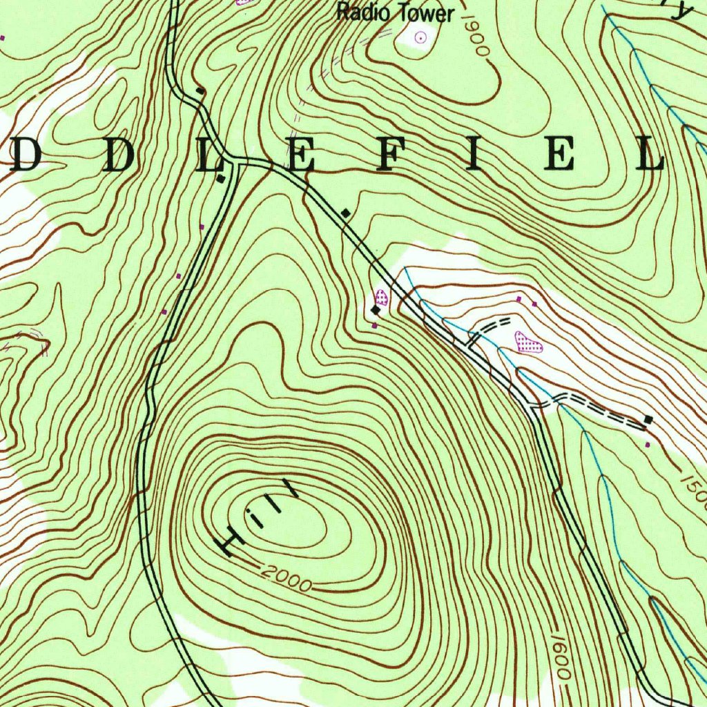 Cooperstown, NY (1943, 24000-Scale) Map by United States Geological ...