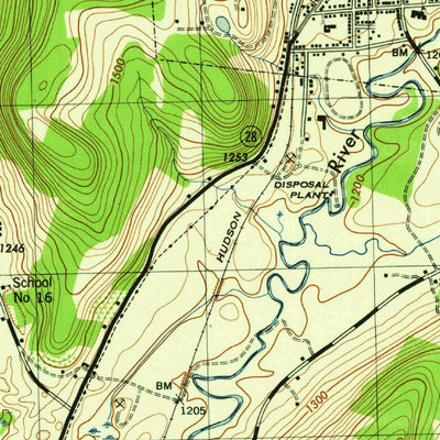 United States Geological Survey Cooperstown, NY (1945, 31680-Scale) digital map