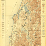 United States Geological Survey Coos Bay, OR (1898, 125000-Scale) digital map