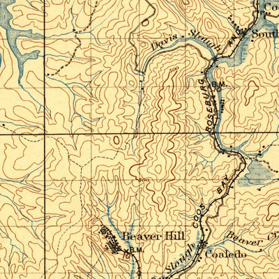 United States Geological Survey Coos Bay, OR (1898, 125000-Scale) digital map