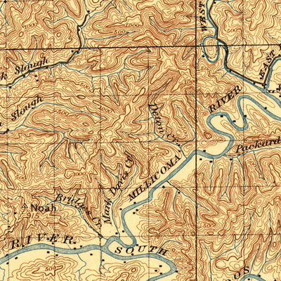 United States Geological Survey Coos Bay, OR (1898, 125000-Scale) digital map