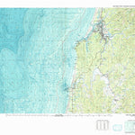 United States Geological Survey Coos Bay, OR (1993, 100000-Scale) digital map