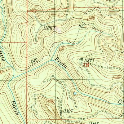 United States Geological Survey Coos Mountain, OR (1990, 24000-Scale) digital map