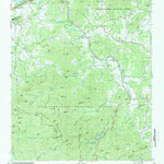 United States Geological Survey Coosa Bald, GA (1988, 24000-Scale) digital map