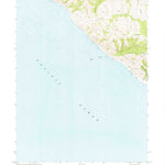 United States Geological Survey Cooskie Creek, CA (1969, 24000-Scale) digital map