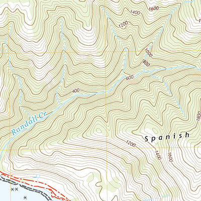 United States Geological Survey Cooskie Creek, CA (2021, 24000-Scale) digital map