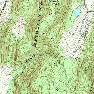 United States Geological Survey Copake, NY-MA (1953, 24000-Scale) digital map