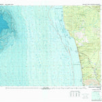United States Geological Survey Copalis Beach, WA (1980, 100000-Scale) digital map