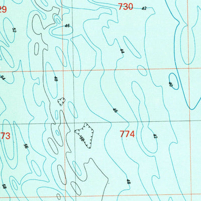 United States Geological Survey Copalis Beach, WA (1980, 100000-Scale) digital map