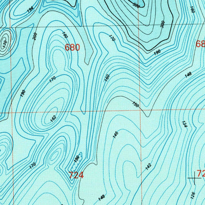 United States Geological Survey Copalis Beach, WA (1980, 100000-Scale) digital map