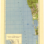 United States Geological Survey Copalis Beach, WA-OR (1951, 250000-Scale) digital map