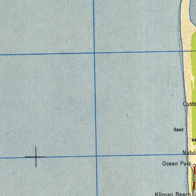 United States Geological Survey Copalis Beach, WA-OR (1951, 250000-Scale) digital map