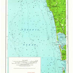 United States Geological Survey Copalis Beach, WA-OR (1963, 250000-Scale) digital map