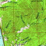 United States Geological Survey Copalis Beach, WA-OR (1963, 250000-Scale) digital map