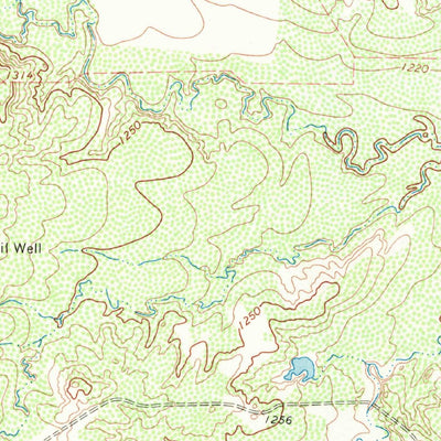 United States Geological Survey Cope Branch, TX (1966, 24000-Scale) digital map