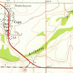 United States Geological Survey Cope, CO (1977, 24000-Scale) digital map