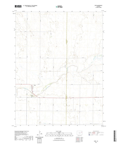 United States Geological Survey Cope, CO (2022, 24000-Scale) digital map
