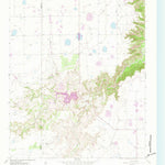 United States Geological Survey Cope Creek, TX (1965, 24000-Scale) digital map