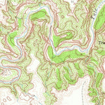 United States Geological Survey Cope Creek, TX (1965, 24000-Scale) digital map