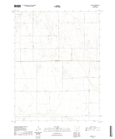 United States Geological Survey Cope SW, CO (2022, 24000-Scale) digital map