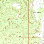 United States Geological Survey Copeland, AL-MS (1974, 24000-Scale) digital map