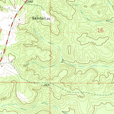 United States Geological Survey Copeland, AL-MS (1974, 24000-Scale) digital map