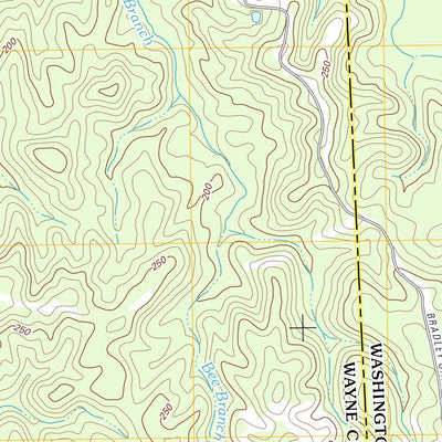 United States Geological Survey Copeland, AL-MS (2011, 24000-Scale) digital map
