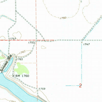 United States Geological Survey Copeland, ID (1965, 24000-Scale) digital map