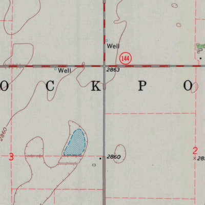 United States Geological Survey Copeland, KS (1969, 24000-Scale) digital map