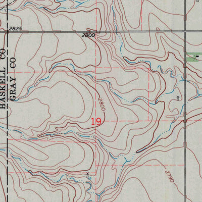 United States Geological Survey Copeland, KS (1969, 24000-Scale) digital map