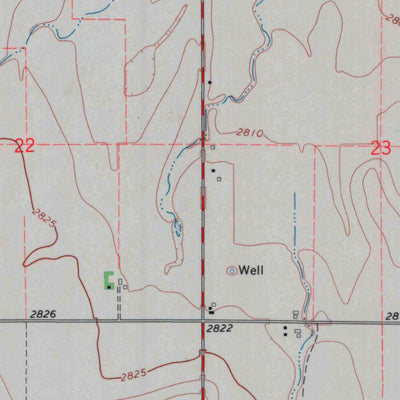 United States Geological Survey Copeland NW, KS (1969, 24000-Scale) digital map