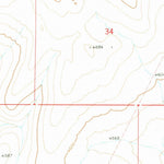 United States Geological Survey Copeland Reservoirs, OR (1972, 24000-Scale) digital map
