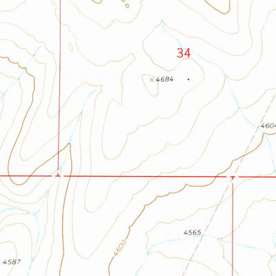 United States Geological Survey Copeland Reservoirs, OR (1972, 24000-Scale) digital map