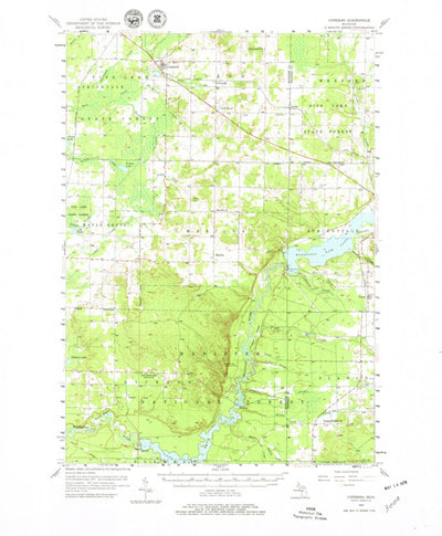 United States Geological Survey Copemish, MI (1957, 62500-Scale) digital map