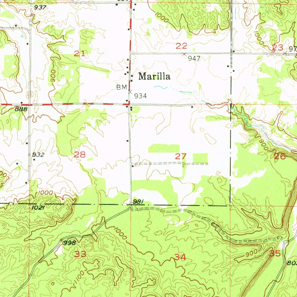 Copemish, MI (1957, 62500Scale) Map by United States Geological Survey