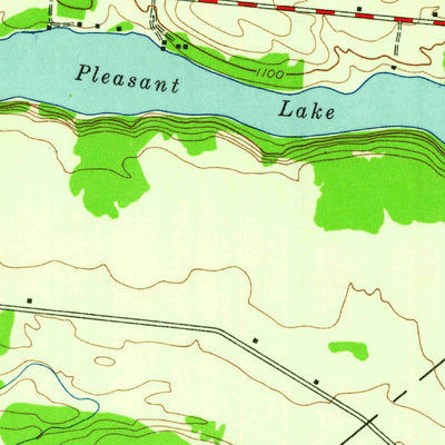 United States Geological Survey Copenhagen, NY (1942, 24000-Scale) digital map