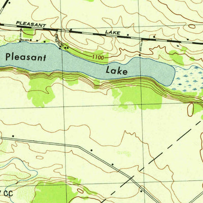 United States Geological Survey Copenhagen, NY (1943, 31680-Scale) digital map