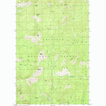 United States Geological Survey Copper Butte, WA (1985, 24000-Scale) digital map