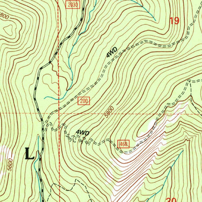 United States Geological Survey Copper Butte, WA (1992, 24000-Scale) digital map