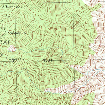 United States Geological Survey Copper Canyon, NV (1988, 24000-Scale) digital map
