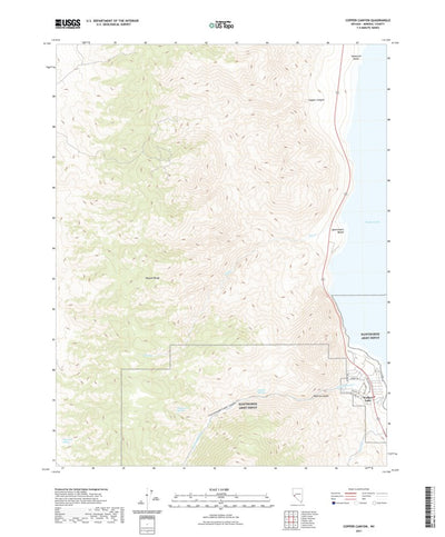 United States Geological Survey Copper Canyon, NV (2021, 24000-Scale) digital map