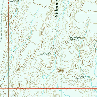 United States Geological Survey Copper Creek Benches, UT (1987, 24000-Scale) digital map