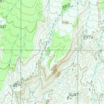 United States Geological Survey Copper Creek Benches, UT (1987, 24000-Scale) digital map